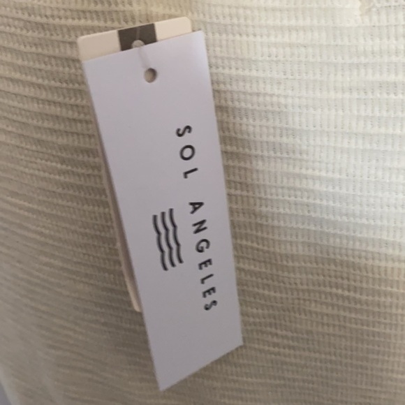 NWT Anthropologie SOL ANGELES Cold-Shoulder‎ Dress size Medium - Picture 6 of 13